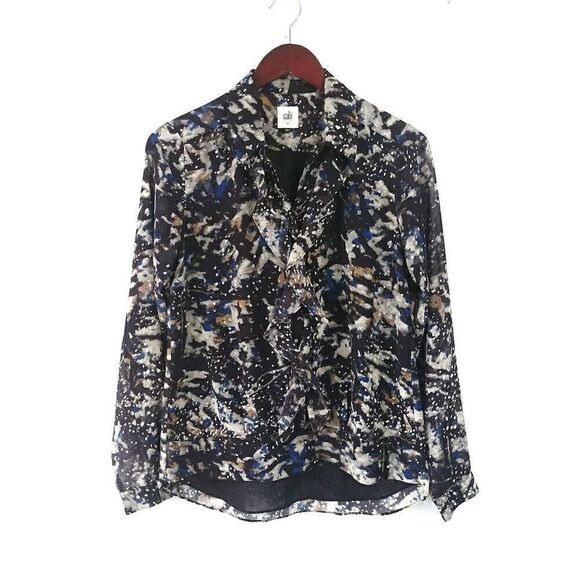 CAbi Tops - CAbi Starry Night Blouse Top Style 3066 XS Women's Longsleeve